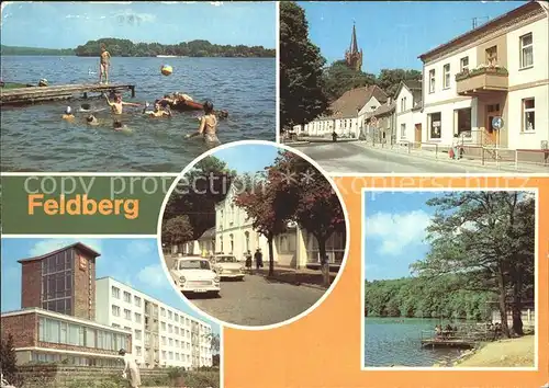 Feldberg Mecklenburg Haussee Fuerstenberger Strasse Erholungsheim Freundschaft Luzinhalle  Kat. Feldberger Seenlandschaft