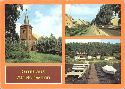 Schwerin Mecklenburg BAcksteinkirche Campingplatz C 89 Kat. Schwerin