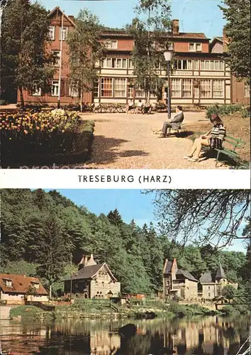 Treseburg Harz Erholungsheim Haus Wildstein Halde Kat. Treseburg