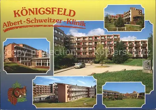 Koenigsfeld Schwarzwald Albert Schweizer Klinik Kat. Koenigsfeld im Schwarzwald