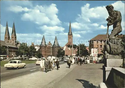 Luebeck St. Marien Holstentor St. Petri Puppenbruecke Kat. Luebeck