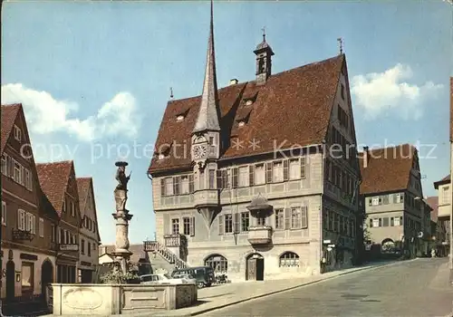 Bietigheim Baden Marktplatz Rathaus Kat. Bietigheim