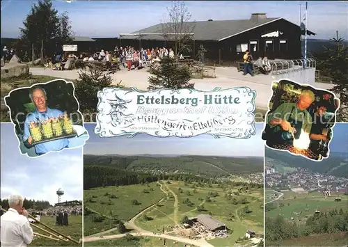 Willingen Sauerland Berggasthof Ettelsberghuette / Willingen (Upland) /Waldeck-Frankenberg LKR