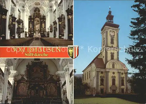 Waldhausen Strudengau Stiftskirche Kat. Waldhausen im Strudengau