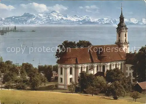 Birnau Walffahrtskirche Cistercienserkloster am Bodensee Kat. Uhldingen Muehlhofen