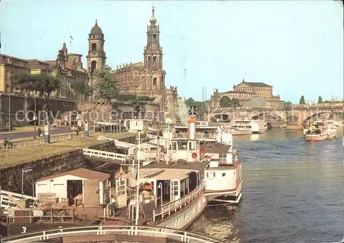 Dresden Elbpartie Dampferanlegestelle Kat. Dresden Elbe