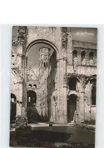 Jumieges Ruines de l Abbaye Nef de l Eglise Notre Dame Kat. Jumieges