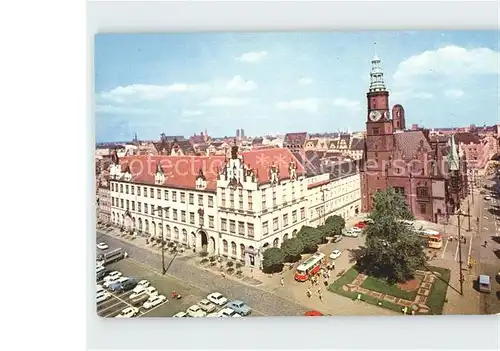 Wroclaw Rynek Sukiennice i Ratusz Kat. Wroclaw Breslau
