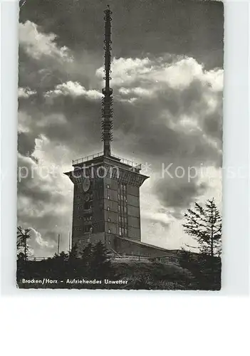 Brocken Wetterwarte  Kat. Wernigerode