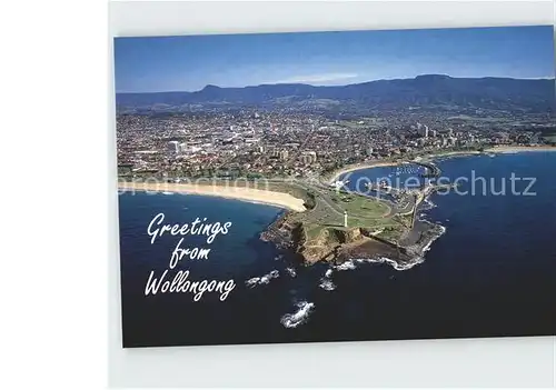 Wollongong Fliegeraufnahme Kat. Wollongong