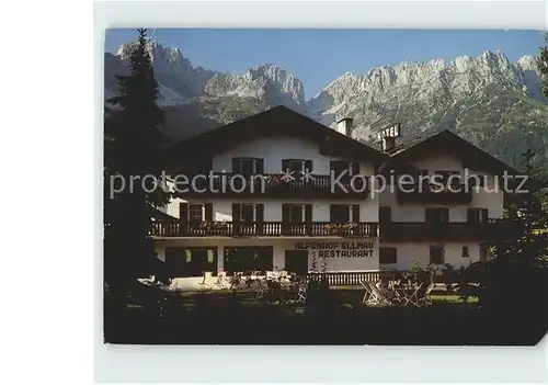 Ellmau Tirol Hotel Restaurant Alpenhof Kat. Ellmau