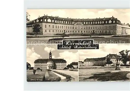 Wermsdorf Schloss Hubertusburg Teilansichten Kat. Wermsdorf