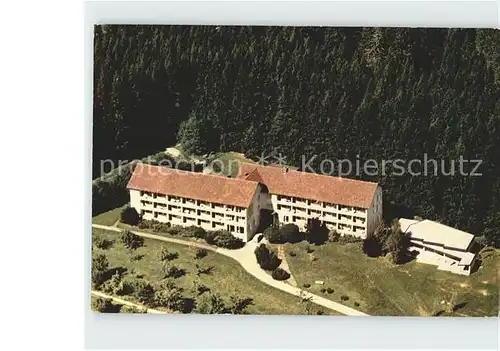 Villingen Schwenningen Kneipp Kursanatorium Haus Zeidler Fliegeraufnahme Kat. Villingen Schwenningen