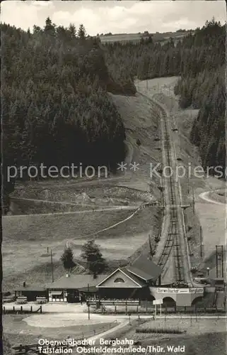 Oberweissbach Bergbahn Talstation Obstfelderschmiede Kat. Oberweissbach