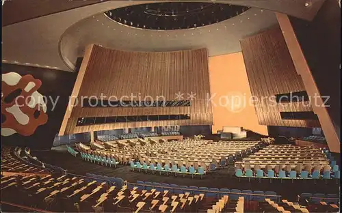 New York City United Nations Headquarters Assembly Hall