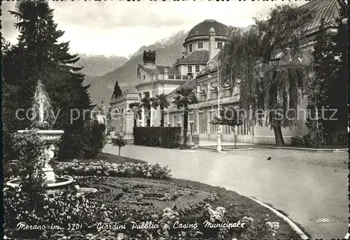 Merano Suedtirol Giardini Pubblici e Casino Kat. Merano