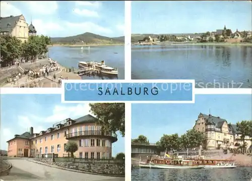 Saalburg Saale Talsperre Stausee Erholungsheim Hermann Schlimme Kat. Saalburg Ebersdorf