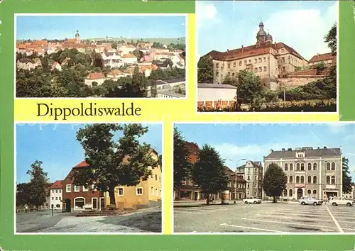 Dippoldiswalde Osterzgebirge Schloss Karl Marx Platz Kat. Dippoldiswalde