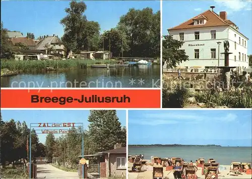 Juliusruh Ruegen Hafen Duenenhaus Strand / Breege /Ruegen LKR