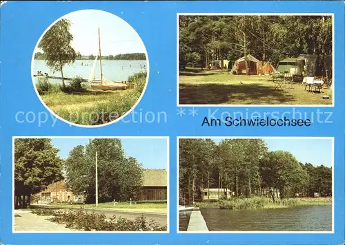 Schwielochsee Campin Niewisch Leissnitz Pieskow Speichrow Kat. Schwielochsee