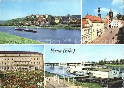 Pirna Elbpartie Hotel Schwarzer Adler Rathaus Kat. Pirna