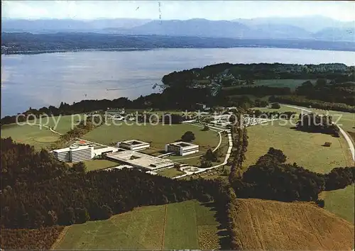 Bernried Starnberger See Fliegeraufnahme LVA Klinik Hoehenried Kat. Bernried