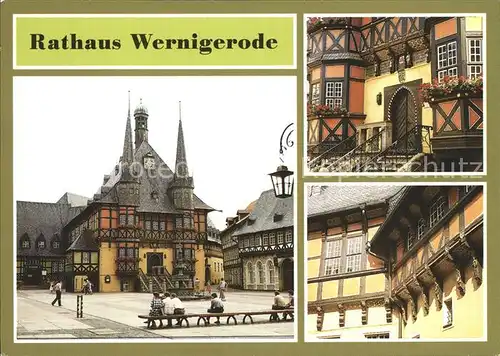 Wernigerode Harz Rathaus Kat. Wernigerode