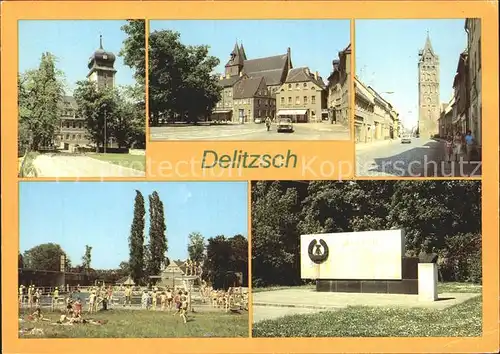 Delitzsch Schloss Breite Strasse Gendenktafel Kat. Delitzsch