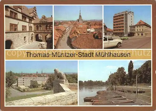 Muehlhausen Thueringen Thomas Muentzer Stadt Rabenturm Hotel Stadt Muehlhausen Kat. Muehlhausen Thueringen