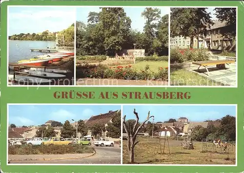 Strausberg Brandenburg Straussee Leninplatz Kat. Strausberg