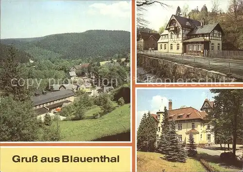 Blauenthal Erzgebirge Ferienheim Forelle Wolfersgruen Kat. Eibenstock