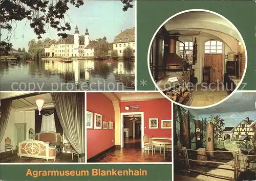 ks12914 Blankenhain Thueringen Agrarmuseum Barockschloss Kat. Blankenhain Thueri