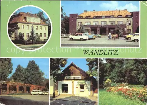 Wandlitz Postamt Bahnhof Platz der Befreiung Heimatmuseum Kat. Wandlitz