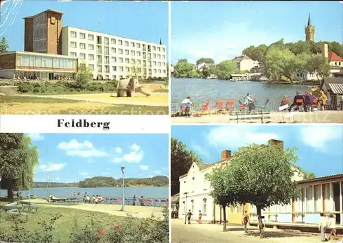 Feldberg Mecklenburg Erholungsheim Freundschaft Haussee Bettenhaus Kat. Feldberger Seenlandschaft