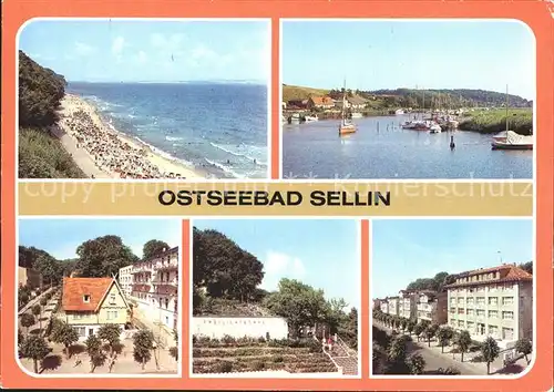 Sellin Ruegen Strand Seedorf Glueckwinkel  Kat. Sellin Ostseebad