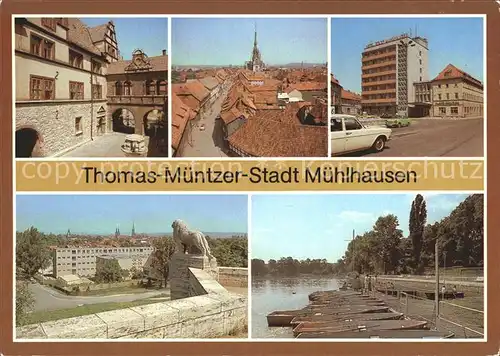 Muehlhausen Thueringen Thomas Muentzer Stadt Kat. Muehlhausen Thueringen