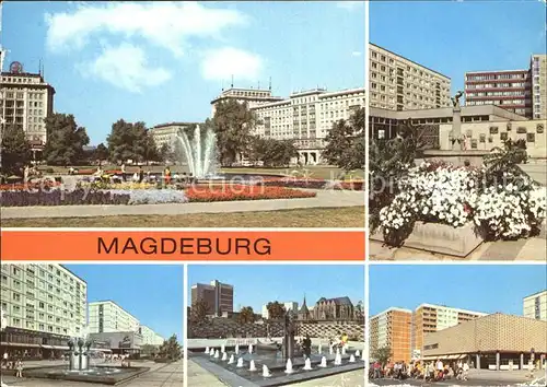 Magdeburg Eulenspiegelbrunnen Julius Bremer Strasse Kat. Magdeburg