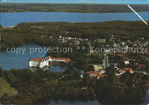 Gluecksburg Ostseebad Fliegeraufnahme Wasserschloss Kat. Gluecksburg (Ostsee)