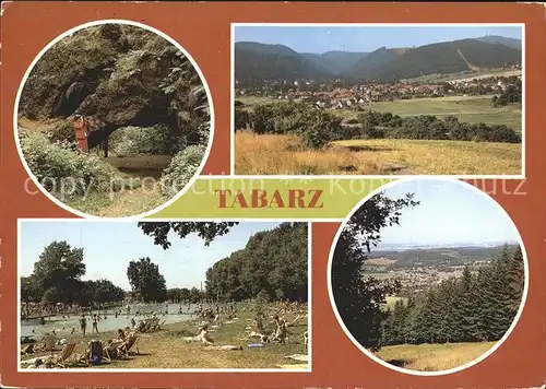 Tabarz Torstein im Lauchagrund Inselsberg Freibad Kat. Tabarz Thueringer Wald