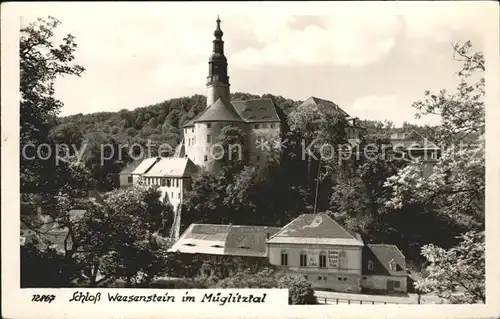 Mueglitztal Schloss Weesenstein Kat. Mueglitztal