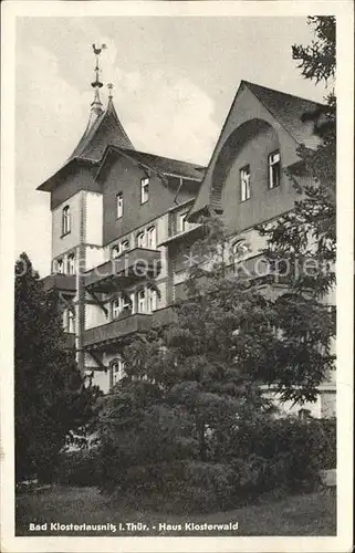 Bad Klosterlausnitz Haus Klosterwald  Kat. Bad Klosterlausnitz