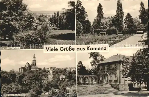Kamenz Sachsen Rosengarten Lessinghaus  Kat. Kamenz