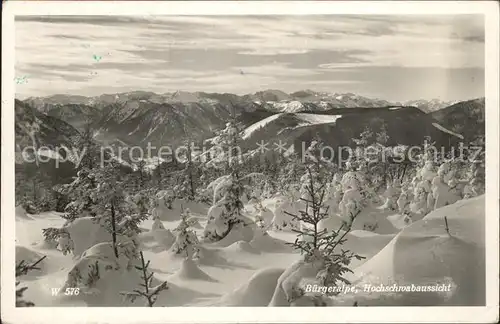 Mariazell Steiermark Buergeralpe Hochschwabaussicht Kat. Mariazell