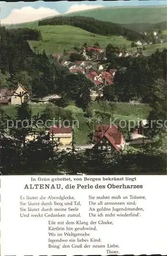 Altenau Harz Gedicht Thoer.  Kat. Altenau