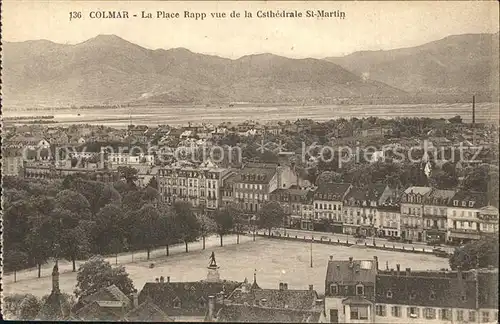 Colmar Haut Rhin Elsass Place Rapp  Kat. Colmar
