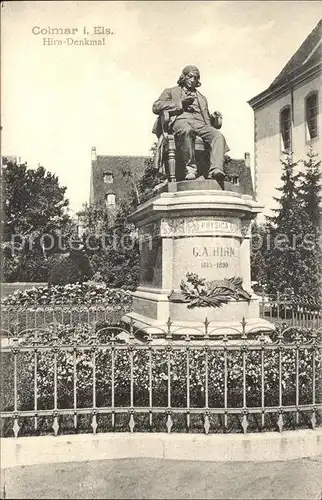 Colmar Haut Rhin Elsass Hirn Denkmal Kat. Colmar