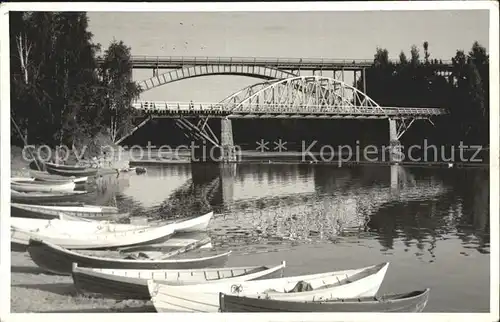 Heinola Bruecke Boote Kat. Heinola