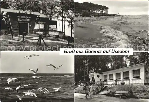 ueckeritz Usedom Fischerhuette Strandklause Kat. ueckeritz Usedom