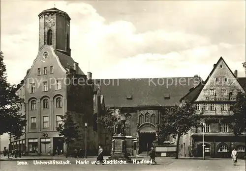 Jena Markt Stadtkirche Hanfried Kat. Jena