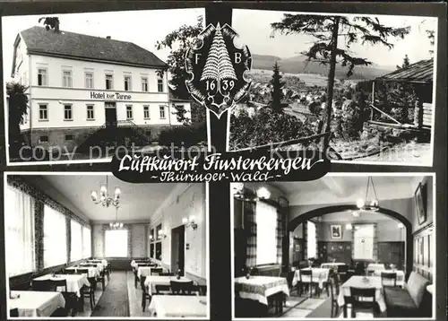 Finsterbergen Hotel zur Tanne  Kat. Finsterbergen Thueringer Wald